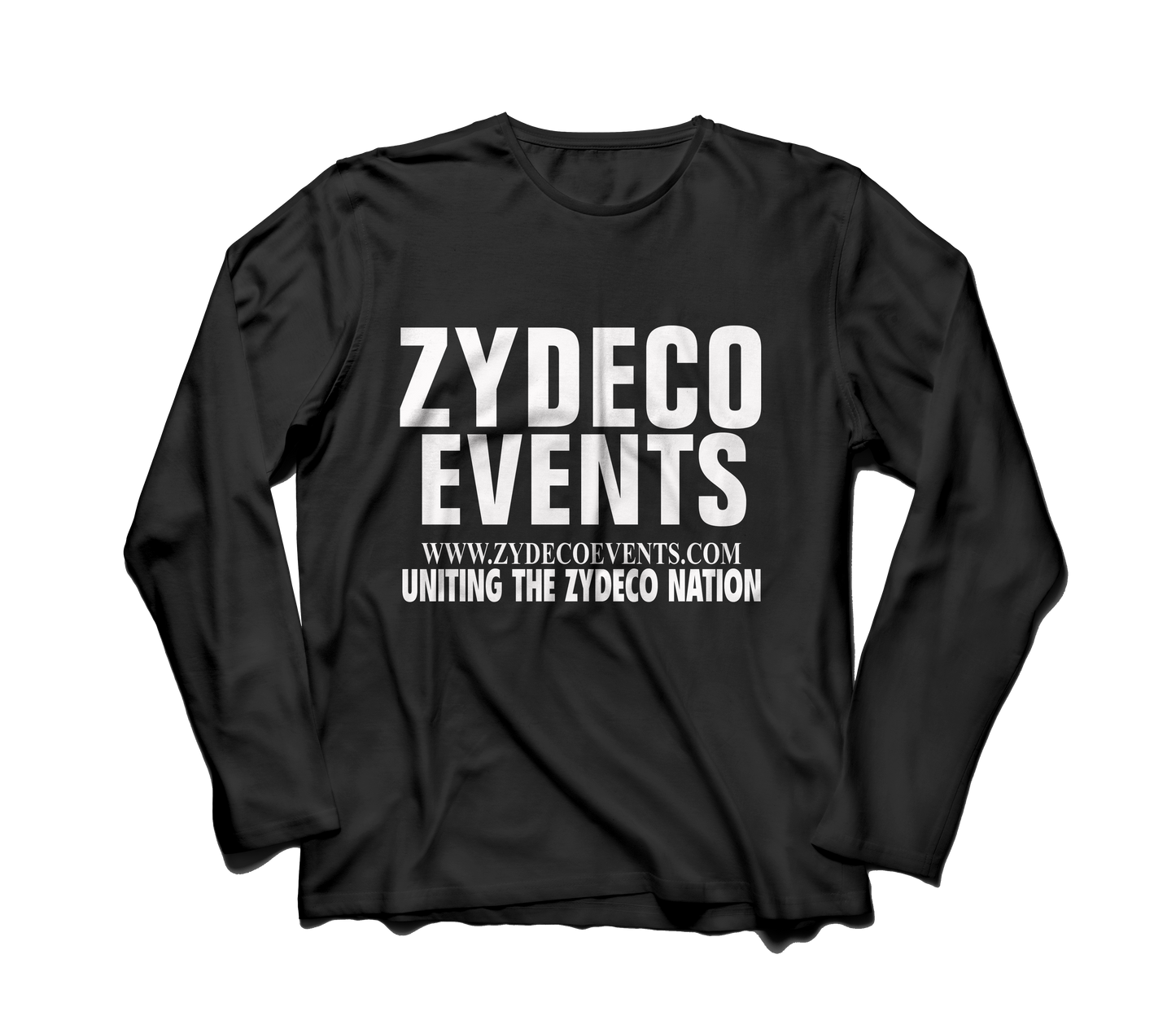 Zydeco Events - Long Sleeve Black Shirt