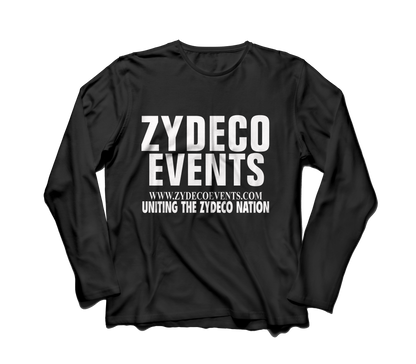 Zydeco Events - Long Sleeve Black Shirt