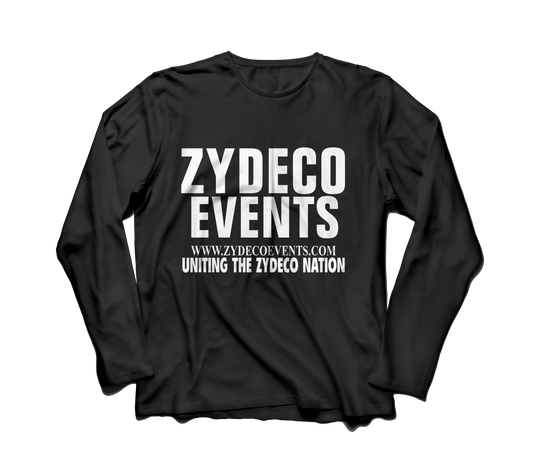 Zydeco Events - Long Sleeve Black Shirt