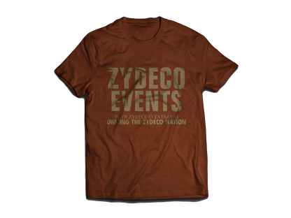 Zydeco Events - Chocolate Short Shirt