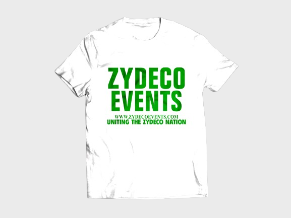Zydeco Events - White Short Shirt